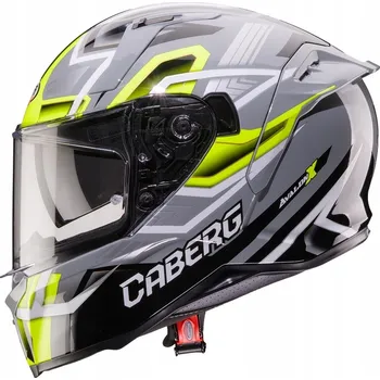 Helma na motorku PŘILBA CABERG AVALON X BRAMA ČERNÁ/ŽLUTÁ FLUO/ŠEDÁ XL