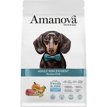 Krmivo pro psa Amanova Adult Mini Exigent Iberijské Vepřové 2kg - Krmivo pro vybíravé psy malých plemen