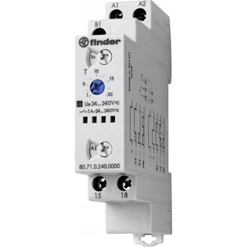 Relé Finder 80.71.0.240.0000 Modulární časové relé
