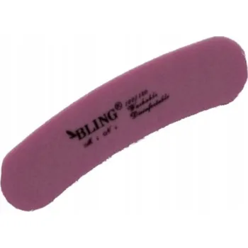 Pilník na nehty BLING 1 Ks růžový 100/180 Banán