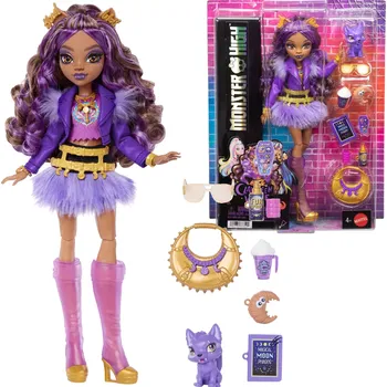 Panenka Monster High Clawdeen Wolf panenka 26 cm s doplňky a mazlíčkem