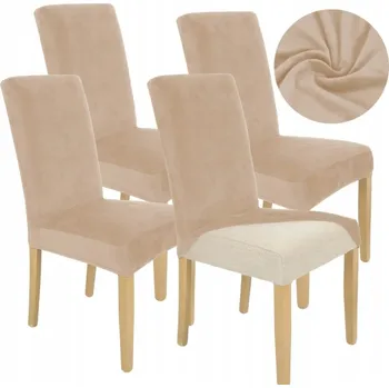 Potah na židli Potah na židli Ubieramy-meble béžový