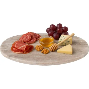 Kuchyňské prkénko MRAMOROVÉ PRKÉNKO NA KRÁJENÍ, ŠEDÉ, Rozměry 24,5X15X1,5CM Koopman