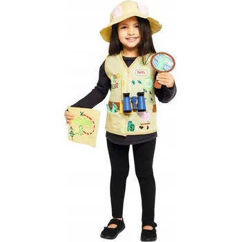 Karnevalový kostým Dětský Kostým " prasátko Pepa - Cestovatelka", Amscan, 98-104 cm