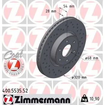 Brzdový kotouč Brzdový kotouč ZIMMERMANN 400.5535.52