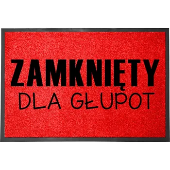 Rohožka Vstupní rohožka červená 40x60 cm - ZAVŘENO PRO BLBOST