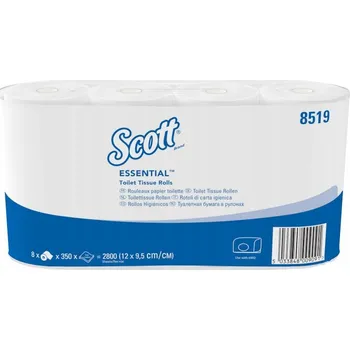 Toaletní papír Suchý toaletní papír bez vůně Scott 8 ks