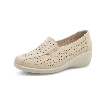 Dámské polobotky Polobotky Clara Barson WSS21169-01 Béžová 40