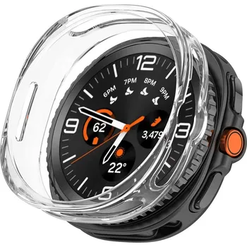 VSECHNONAMOBIL 133744 TPU HALF COVER Kryt pro Samsung Galaxy Watch8 Classic 46mm průhledný