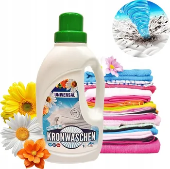 Prací gel KRONWASCHEN Univerzální Gel na praní prádla, 1 l, 20 pracích dávek