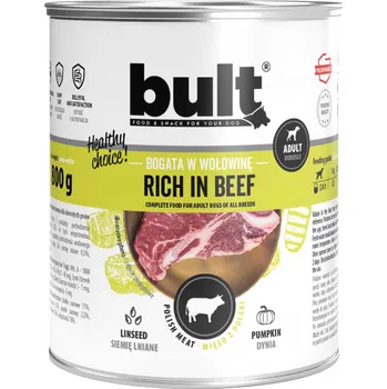 Krmivo pro psa Bult krmivo mokré krmivo pro psy s hovězím masem, konzerva 800g
