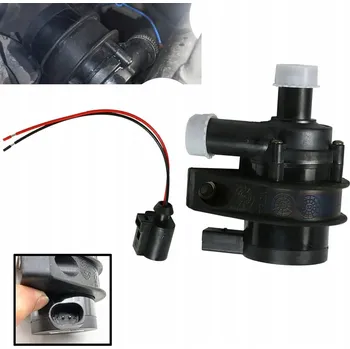 Vodní pumpa motoru Přídavné vodní čerpadlo s konektorem, oběhové čerpadlo vody 1.8 2.0T pro VW Audi