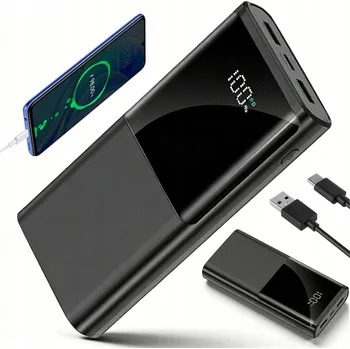 Powerbanka Powerbank AWEI P101K 60000mAh 22.5W černý