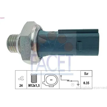 Olejový tlakový spínač FACET 7.0177