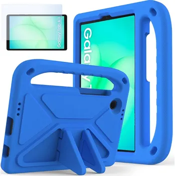 Pouzdro na tablet DĚTSKÉ POUZDRO + SKLO pro Samsung Galaxy Tab A11 8.7"