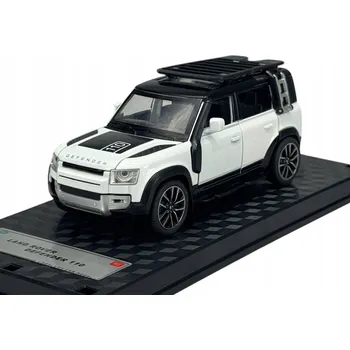 autíčko ALLOY CAR LAND ROVER DEFENDER 110 BÍLÝ 1:32 KOVOVÝ NOVÝ MODEL