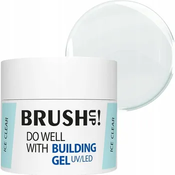 Lak na nehty Brushup! Stavební gel Do Well with Building Gel Ice Clear