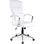 Kancelářské křeslo AURELIUS – ekokůže, bílá Halmar