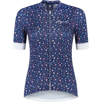 Cyklo nářadí ROGELLI Dámský cyklodres Rogelli LILY s krátkým rukávem BÍLÁ|MODRÁ