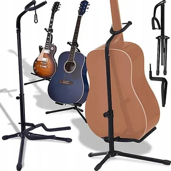Věšák Stojak gitarowy stativ na kytaru věšák držák podstavec