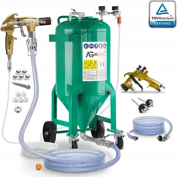 Stříkací pistole OMÍTACÍ STROJ PISTOLE NA OMÍTKY HLADÍTKA FASÁDY stavební nádoba kastra