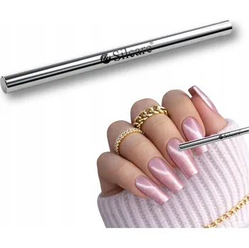 Lak na nehty CAT EYE MAGNET na nehty hybridní lak MAGNETICKÝ kočičí oko SILNÝ 8mm