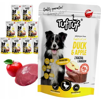 Krmivo pro psa TUF TUF PAŠTIKA MLETÁ KACHNA S JABLKEM 300G 10 Ks.