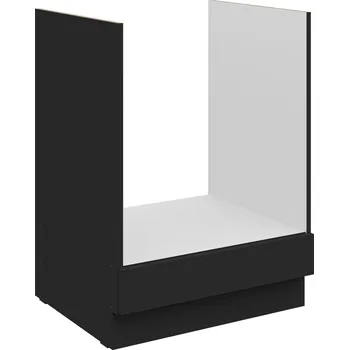 Kuchyňská linka Dolní skřínka SIENA - 60 D GAZ BB, Černá mat/Černá mat