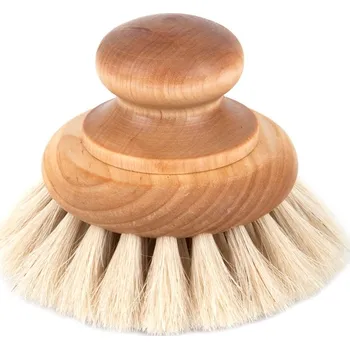 Iris Hantverk Kulatý masážní kartáč z koňských žíní