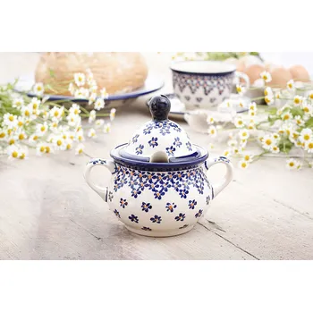 Cukřenka Keramická cukřenka Bolesławiec 350 ml - dek. 882A