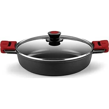 Pánev Kastrol se skleněnou poklicí BRA Premiere A4105 Rozmery: Ø 24 cm