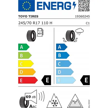 Zimní osobní pneu Zimní pneumatika 245 70 R17 Toyo Observe gsi6 ls fsl 110H 70R17 suv