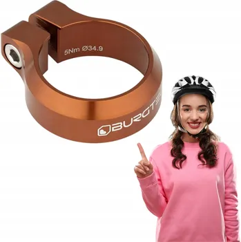 Sedlovka Svorka na sedlovku Burgtec 34.9 mm Seat Clamp Kash Bronze