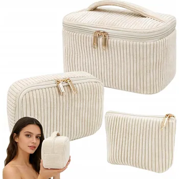 Kosmetická taška Velká kosmetická taška kufřík do koupelny cestovní kosmetické taštičky na kosmetiku 3KS