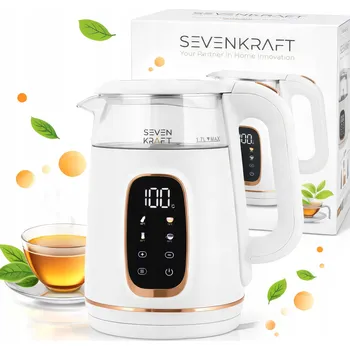 Rychlovarná konvice Rychlovarná konvice Sevenkraft SK 1308wg 2200 W 1,7 l bílá