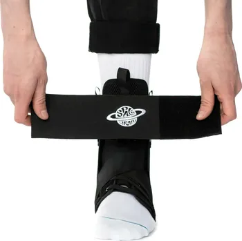 Chránič kolene Kotníková ortéza Kostka The Space Brace 2.0, velikost L, černá