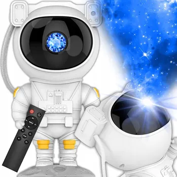 Noční světlo Projektor noční oblohy Renew Force astronaut s LED světlem a dálkovým ovládáním