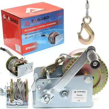 Auto-moto Ruční lanový kladkostroj, zvedák, 1134 kg, TA406