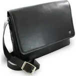 Černá kožená taška na notebook 213-6118-60 + doprava zdarma