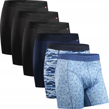 Pánské sportovní boxerky DANISH ENDURANCE, funkční prádlo, 6 kusů, XL