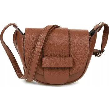 Kabelka Beltimore kabelka, kožená kabelka přes rameno, hnědá