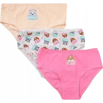 Dívčí kalhotky FIGI Tlapková patrola bavlna 3 ks v balení, velikost 122/128 D069J