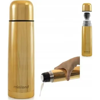 Termoska Termos na nápoje Miniland 0,5 l zlatý