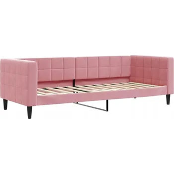 Pohovka Růžová pohovka s funkcí spaní 223 x 90 x 68 cm, samet