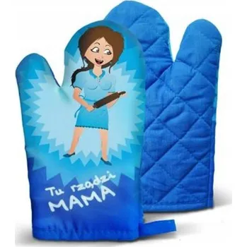 Chňapka Kuchyňská chňapka bavlněná TADY VELÍ MÁMA