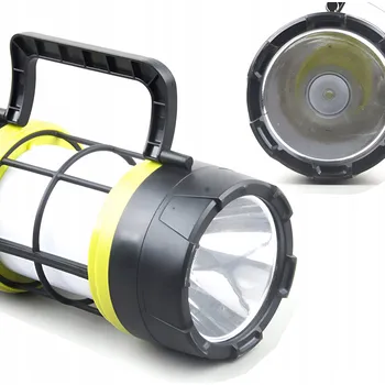 Svítilna SOLÁRNÍ LED KEMPINGOVÁ LAMPA USB POWERBANK SVÍTILNA