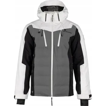 Pánská lyžařská bunda BERGSON VELOX STX White/Grey, velikost XL