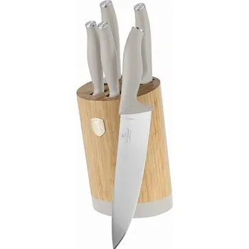 BERLINGERHAUS Sada nožů se stojanem BAMBOO 6 ks Sahara Collection BH-2755