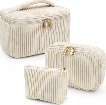 Kosmetická taška Dámská kosmetická taštička kufřík organizér na kosmetiku sada 3 kusů