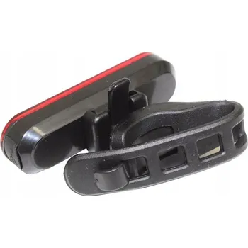 Cyklosvítilna Sada LED světel na kolo přední a zadní, černá a USB dobíjecí